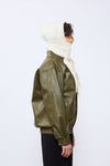 lambswool hooded scarf wrap