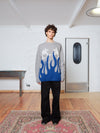 lambswool sweater BURNING BUNNIES