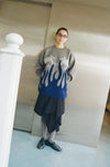 lambswool sweater BURNING BUNNIES