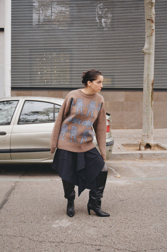 lambswool sweater AZTEC BABIES